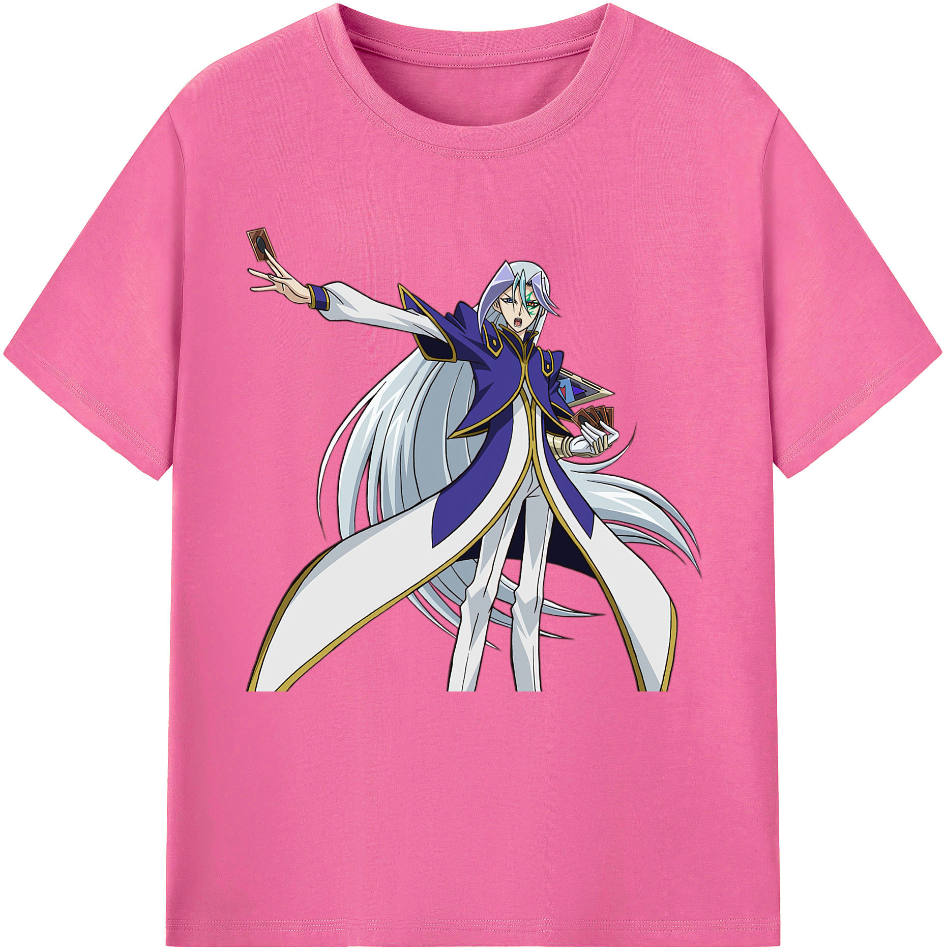 （画像用） 遊☆戯☆王 Yu-Gi-Oh! レディースカジュアルプリントTシャツ（綿100％）
